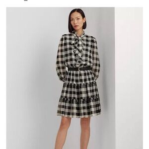 Lauren Ralph Lauren “georgette” ruffle Dress, 10
